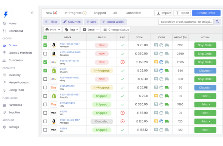 Order Management Dashboard